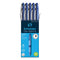 One Hybrid N Roller Ball Pen, Stick, Extra-fine 0.3 Mm, Blue Ink, Blue Barrel, 10/box