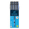 One Hybrid N Roller Ball Pen, Stick, Fine 0.5 Mm, Black Ink, Blue Barrel, 10/box