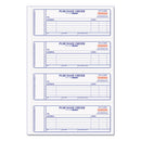 Purchase Order Book, 5 Lines, Two-part Carbonless, 7 X 2.75, 4 Forms/sheet, 400 Forms Total