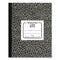 Composition Book, Quadrille Rule (5 Sq/in), Black Marble Cover, (80) 10 X 7.88 Sheets