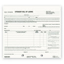 Snap-a-way Bill Of Lading, Short Form, Three-part Carbonless, 7 X 8.5, 250 Forms Total