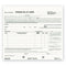 Snap-a-way Bill Of Lading, Short Form, Three-part Carbonless, 7 X 8.5, 250 Forms Total