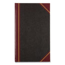 Texthide Record Book, 1-subject, Medium/college Rule, Black/burgundy Cover, (500) 14 X 8.5 Sheets