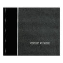 Hardcover Visitor Register Book, Black Cover, 9.78 X 8.5 Sheets, 128 Sheets/book