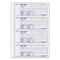 Money Receipt Book, Formguard Cover, Three-part Carbonless, 7 X 2.75, 4 Forms/sheet, 100 Forms Total