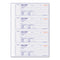 Receipt Book, Two-part Carbonless, 7 X 2.75, 4 Forms/sheet, 400 Forms Total