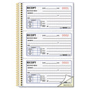 Gold Standard Money Receipt Book, Two-part Carbonless, 5 X 2.75, 3 Forms/sheet, 225 Forms Total