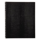 Notepro Notebook, 1-subject, Medium/college Rule, Black Cover, (100) 11 X 8.5 Sheets