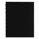 Notepro Quad Notebook, Data/lab-record Format With Narrow And Quadrille Rule Sections, Black Cover, (96) 9.25 X 7.25 Sheets