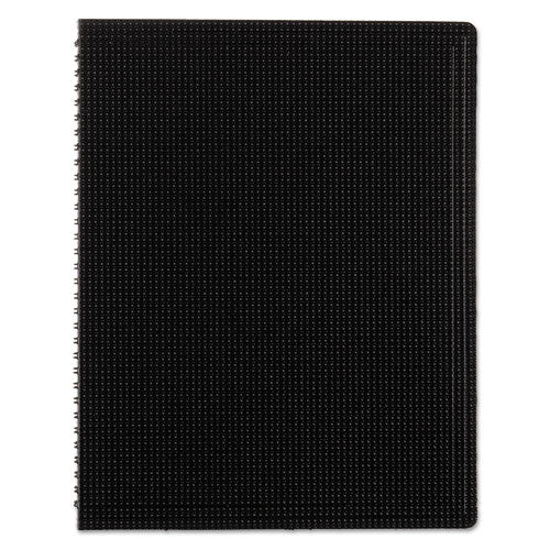 Duraflex Poly Notebook, 1-subject, Medium/college Rule, Black Cover, (80) 11 X 8.5 Sheets