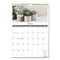 12-month Wall Calendar, Succulent Plants Photography, 12 X 17, White/multicolor Sheets, 12-month (jan To Dec): 2024