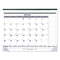 Net Zero Carbon Monthly Desk Pad Calendar, 22 X 17, White/gray/blue Sheets, Black Binding, 12-month (jan To Dec): 2024