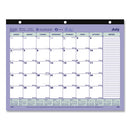 Academic 13-month Desk Pad Calendar, 11 X 8.5, Black Binding, 13-month (july To July): 2023 To 2024