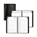 Academic Daily/monthly Planner, 8 X 5, Black Cover, 12-month (aug To July): 2023 To 2024