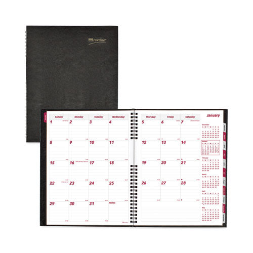 Coilpro 14-month Ruled Monthly Planner, 11 X 8.5, Black Cover, 14-month (dec To Jan): 2023 To 2025