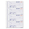 Durable Hardcover Numbered Money Receipt Book, Three-part Carbonless, 6.88 X 2.75, 4 Forms/sheet, 200 Forms Total