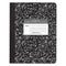 Marble Cover Composition Book, Wide/legal Rule, Black Marble Cover, (100) 9.75 X 7.5 Sheets