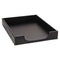 Wood Tones Desk Tray, 1 Section, Letter Size Files, 8.5" X 11", Black