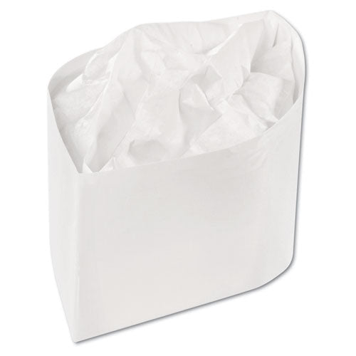 Classy Cap, Crepe Paper, Adjustable, One Size Fits All, White, 100 Caps/pack, 10 Packs/carton