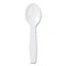 Polystyrene Taster Spoons, White, 3000/carton