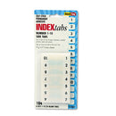 Legal Index Tabs, Preprinted Numeric: 1 To 10, 1/12-cut, White, 0.44" Wide, 104/pack