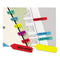 Mini Arrow Page Flags, Blue/mint/purple/red/yellow, 154 Flags/pack