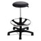 Extended-height Lab Stool, Backless, Supports Up To 250 Lb, 22" To 32" Seat Height, Black