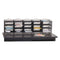 Onyx Mesh Literature Sorter, 20 Compartments, 19 X 15.25 X 59, Black