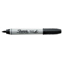 Brush Tip Permanent Marker, Medium Brush Tip, Black, Dozen