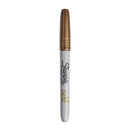 Metallic Fine Point Permanent Markers, Fine Bullet Tip, Gold, Dozen