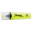 Clearview Tank-style Highlighter, Fluorescent Yellow Ink, Chisel Tip, Yellow/black/clear Barrel, Dozen