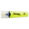 Clearview Tank-style Highlighter, Fluorescent Yellow Ink, Chisel Tip, Yellow/black/clear Barrel, Dozen