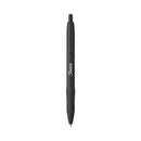 S-gel Premium Metal Barrel Gel Pen, Retractable, Medium 0.7 Mm, Black Ink, Black Barrel, 4/pack