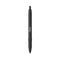 S-gel Premium Metal Barrel Gel Pen, Retractable, Medium 0.7 Mm, Black Ink, Black Barrel, 4/pack