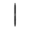 S-gel Premium Metal Barrel Gel Pen, Retractable, Medium 0.7 Mm, Black Ink, Black Barrel, Dozen