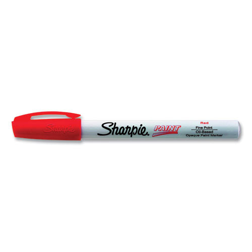 Permanent Paint Marker, Fine Bullet Tip, Red