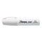 Permanent Paint Marker, Extra-broad Chisel Tip, White
