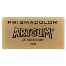 Artgum Eraser, For Pencil Marks, Rectangular Block, Large, Off White, Dozen