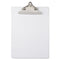 Recycled Plastic Clipboard With Ruler Edge, 1" Clip Capacity, Holds 8.5 X 11 Sheets, Clear