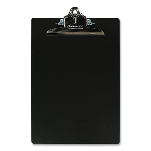 Aluminum Clipboard, 1" Clip Capacity, Holds 8.5 X 11 Sheets, Black