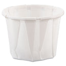 Paper Portion Cups, 0.75 Oz, White, 250/bag, 20 Bags/carton