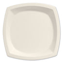 Bare Eco-forward Sugarcane Dinnerware, Plate, 10" Dia, Ivory, 125/pack