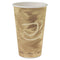 Mistique Hot Paper Cups, 16 Oz, Brown, 50/sleeve, 20 Sleeves/carton