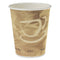 Single Sided Poly Paper Hot Cups, 10 Oz, Mistique Design, 50/bag, 20 Bags/carton