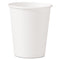 Single-sided Poly Paper Hot Cups, 10 Oz, White, 50 Sleeve, 20 Sleeves/carton