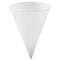 Cone Water Cups, Cold, Paper, 4.25 Oz, Rolled Rim, White, 200/bag, 25 Bags/carton