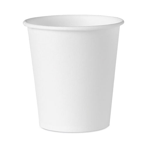 White Paper Water Cups, 3 Oz, 100/pack