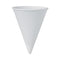 Cone Water Cups, Cold, Paper, 4 Oz, White, 200/pack