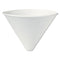 Bare Eco-forward Treated Paper Funnel Cups, 6 Oz, 250/bag, 10/carton