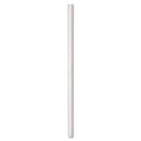 Jumbo Straws, 7.75", Polypropylene, Translucent, 250/pack, 50 Packs/carton